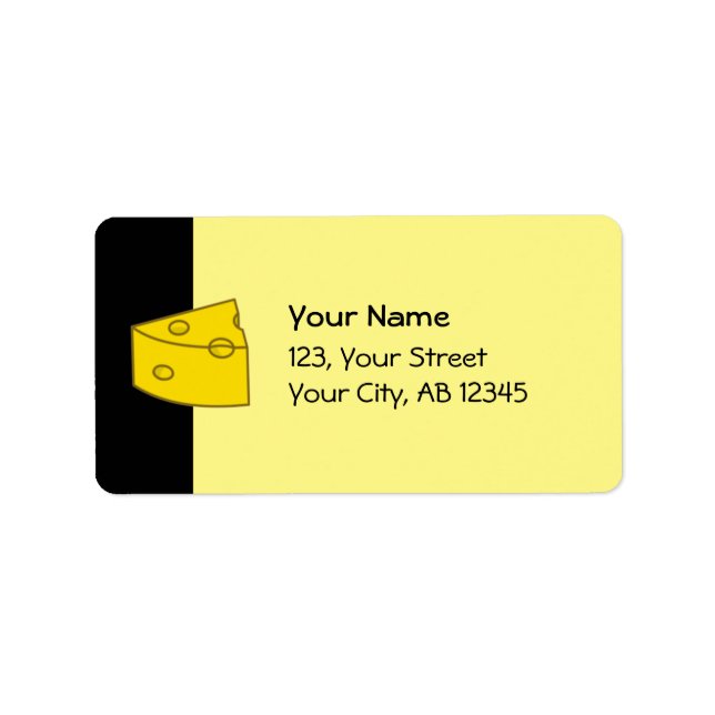 Étiquette Fromage jaune (Devant)