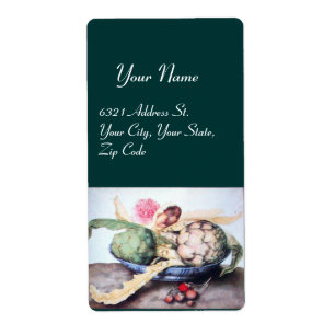 ÉTIQUETTE FRUITS DE SAISON 4- ARTICHOKES, ROSE & FRAISES