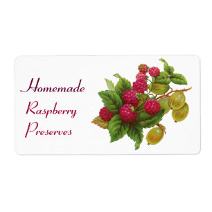 ÉTIQUETTE FRUITS DE SAISON / RASPBERRIES