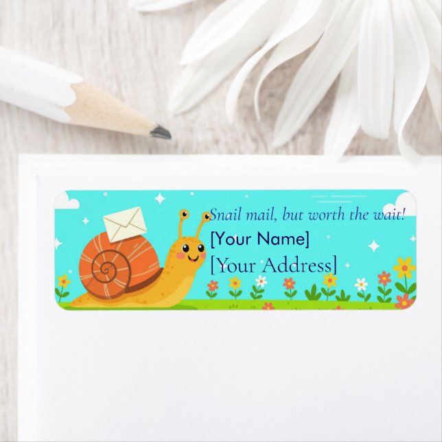 Étiquette Funny Joke Return Address Labels (En situation)