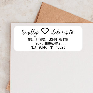 Étiquette Futur M. Mme Parti Mariage Moderne Favoriser Perso