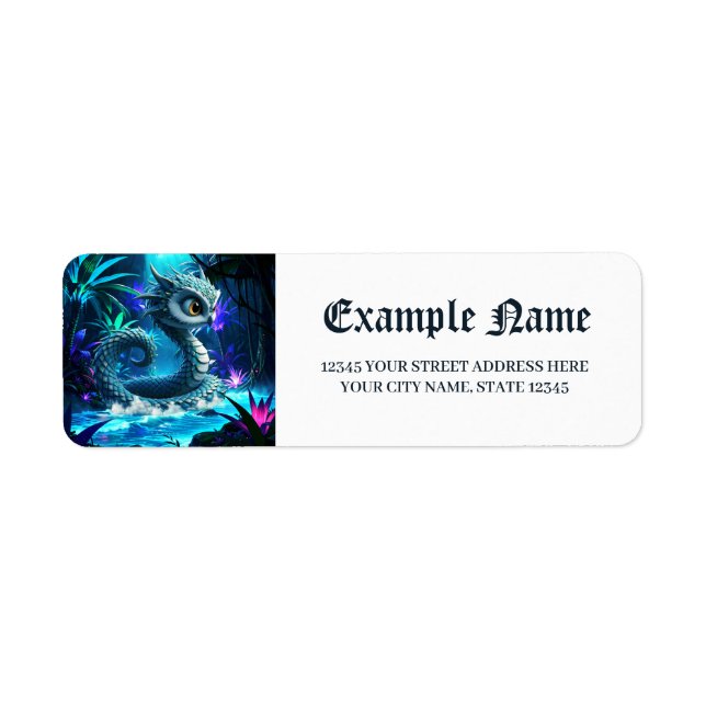 Étiquette Gardien de la jungle au clair de lune – Enchanté (Devant)