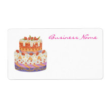 Gâteau à deux étages aux fraises