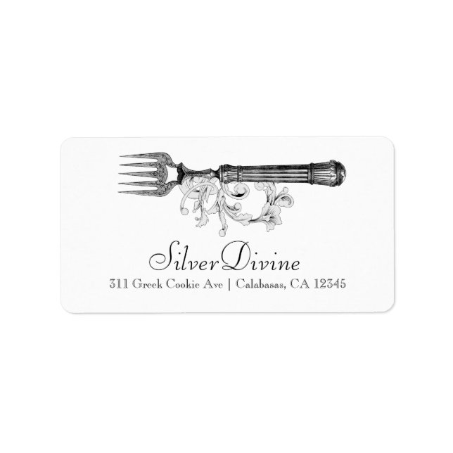 Étiquette GC Vintage Silver Divine Silverware (Devant)