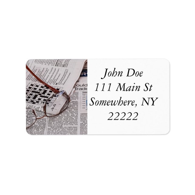 Étiquette Génie du mot de passe (Devant)