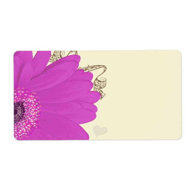 Étiquette Gerber Daisy (Devant)