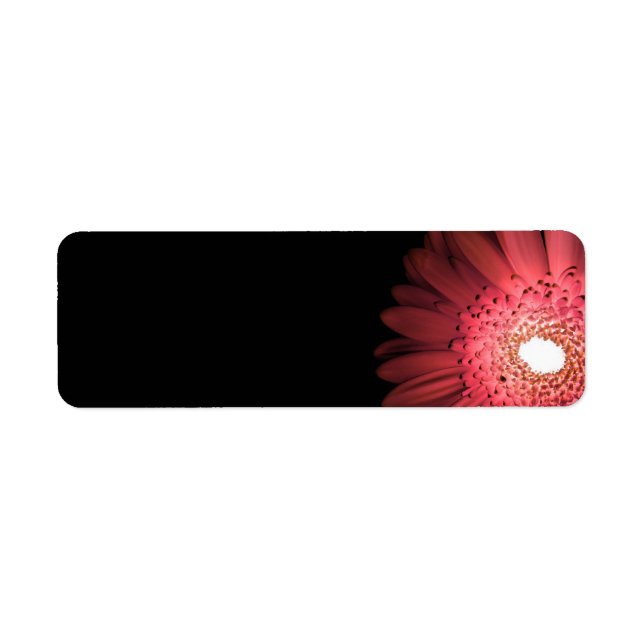 Étiquette Gerbera (Devant)