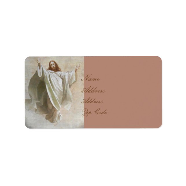 ÉTIQUETTE GLOIRE À JÉSUS (Devant)