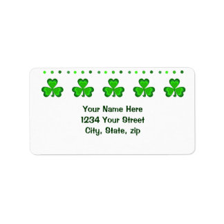 Étiquette Gloire shamrock