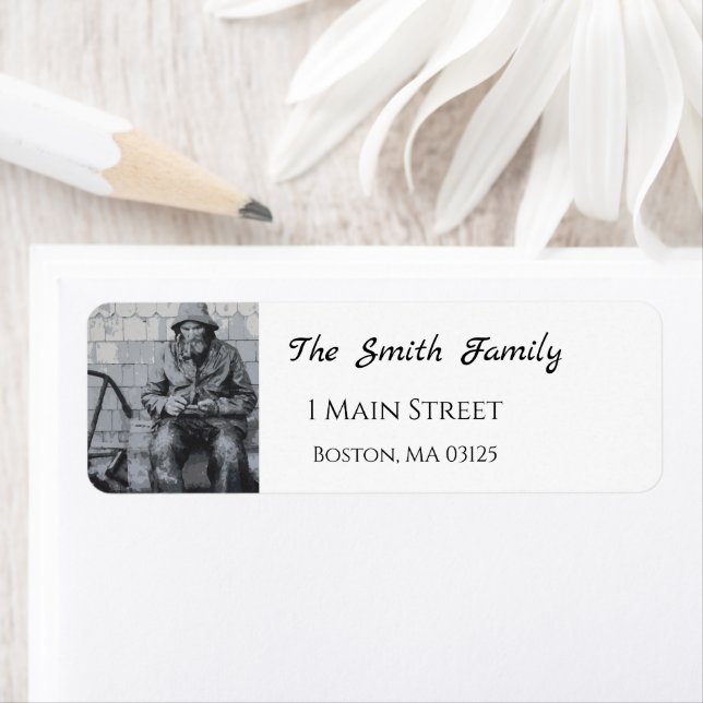 Étiquette Gloucester Fisherman Correspond À Son Adresse Nets (En situation)