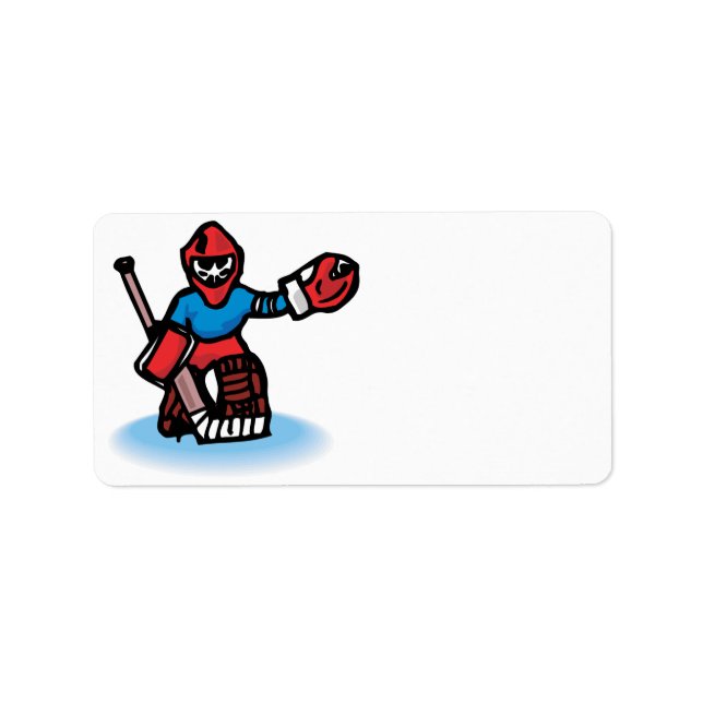 Étiquette Goalie (Devant)