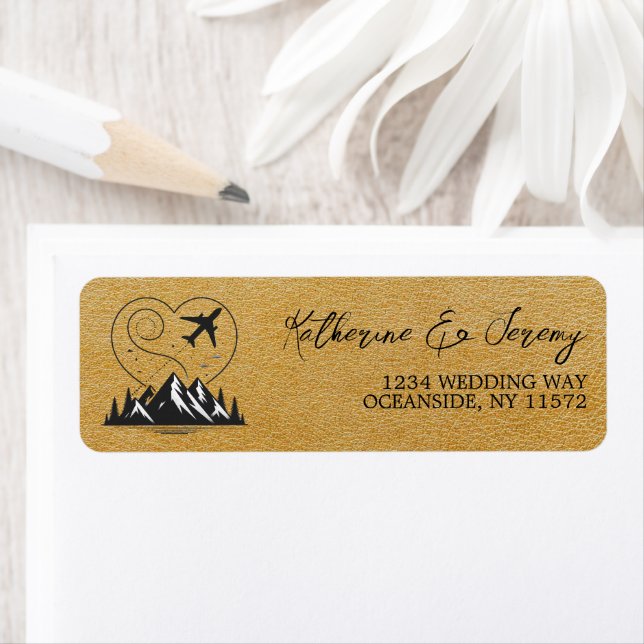 Étiquette Gold Colorado Passport (En situation)