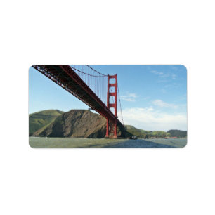 Étiquette Golden gate bridge