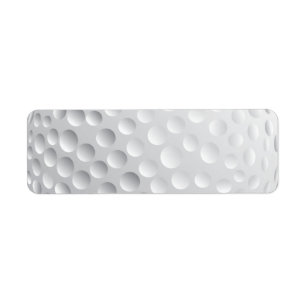 Étiquette golf_Ball2 BLANC GOLF BALL SPORTS GRAPHIQUE VECTEU