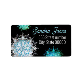 Étiquette Gorgeous address labels snowflake