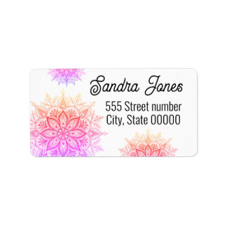 Étiquette Gorgeous address labels snowflake