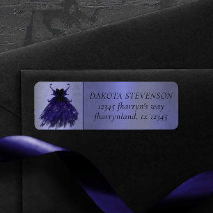 Étiquette Gothique Fairy Indigo Gown   Royal Purple Adresse