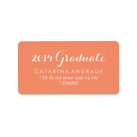 Graduation 2014 Graduate Coral Moderne Calligraphi