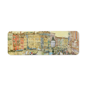 Étiquette Grand Canal, Venise par Maurice Prendergast