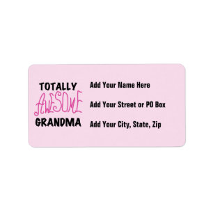 Étiquette Grand-maman totalement impressionnante - T-shirts 