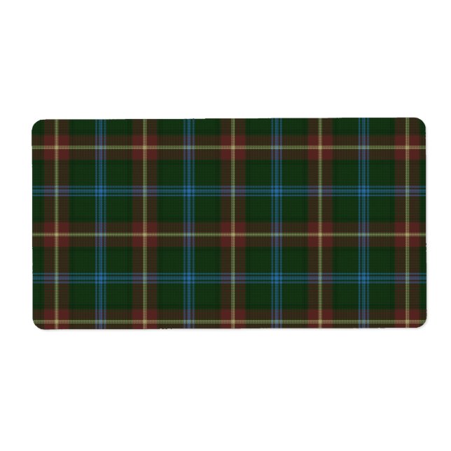 Étiquette Grand tartan manitobain (Devant)