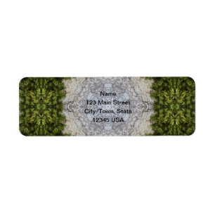 Étiquette Green Moss & Nature Earth Art