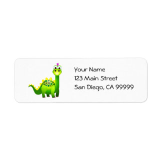 Étiquette Green Punk Dino