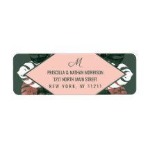 Green White Rose Gold Swiss Cheese Feuilles Mariag