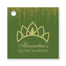 Étiquette Grenouille Princesse Quinceanera Anniver