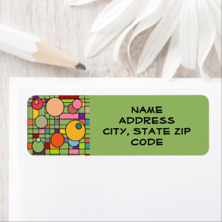 Étiquette Grid de Midcentury