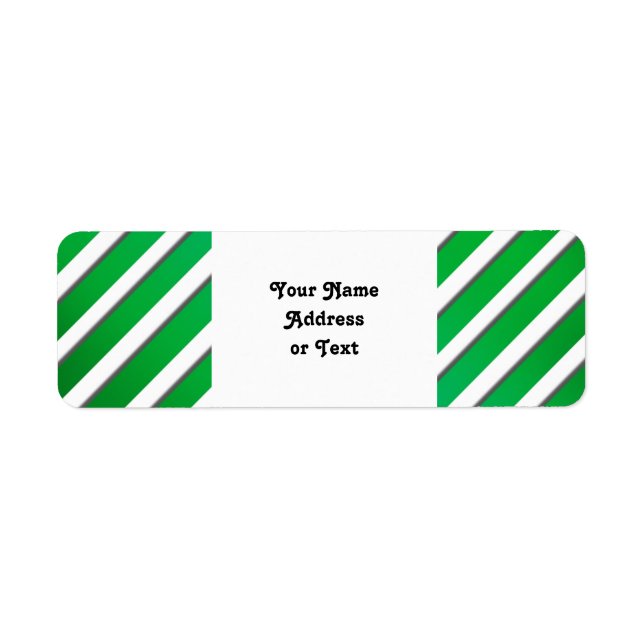 Étiquette Grilles vertes brillantes (Ajouter 2ème Couleur) (Devant)