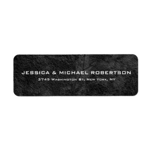 Étiquette Gris Texture Plain Élégant Moderne tendance Famill