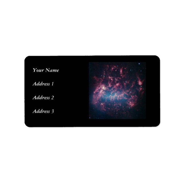 Étiquette Gros nuage magellanique (Devant)