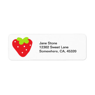 Étiquette Grosse fraise