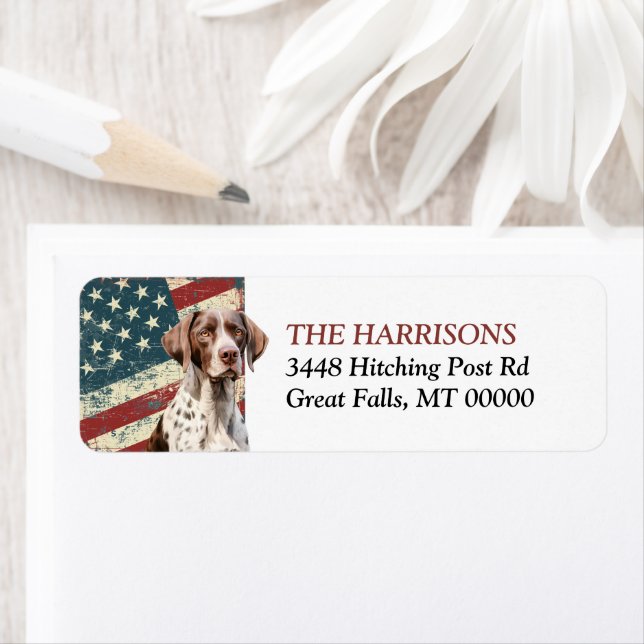 Étiquette Grunge USA Drapeau Allemand Pointeur Raccourci Chi (En situation)