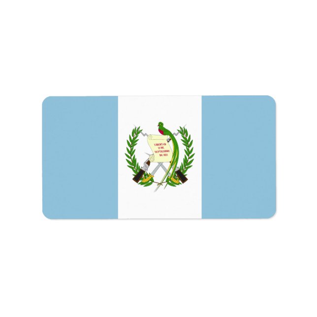 Étiquette Guatemala (Devant)