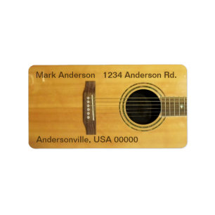 Étiquette Guitare acoustique