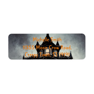 Étiquette Halloween personnalisé personnalisé