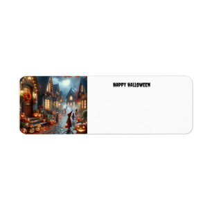 Étiquette Halloween tricher ou traiter les enfants