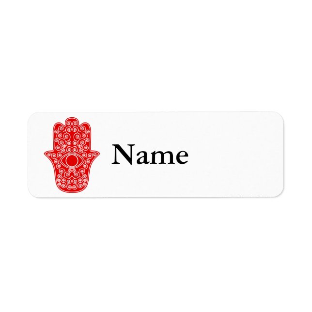 Étiquette Hamsa-Main rouge de Miriam-Main de Fatima.png (Devant)