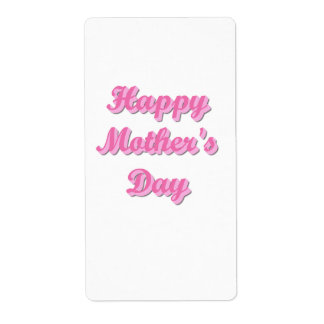 Étiquette Happy Mother's Day