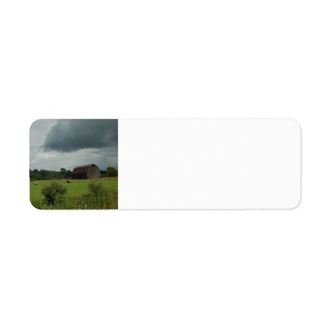 Étiquette Hay Barn et Field (Devant)