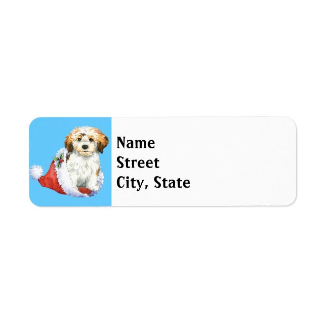 Étiquette Heureux Howlidays Havanais (Devant)