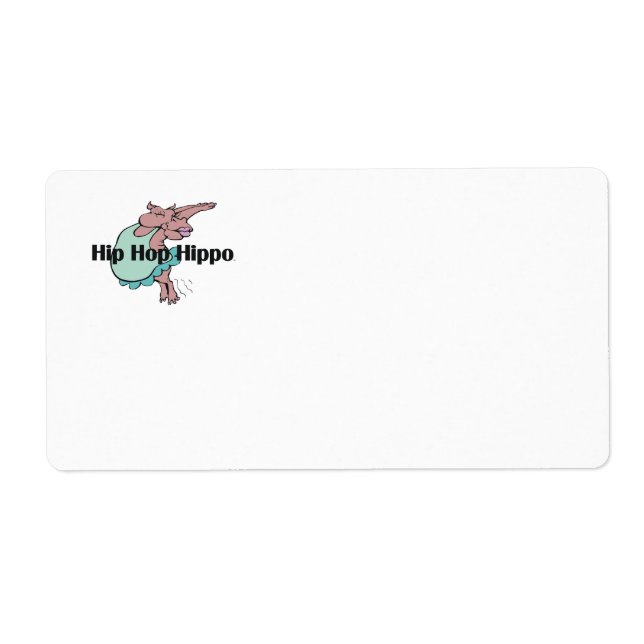 Étiquette Hippo Hip hop TEE (Devant)