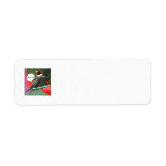 Étiquette Ho Ho Hummingbird