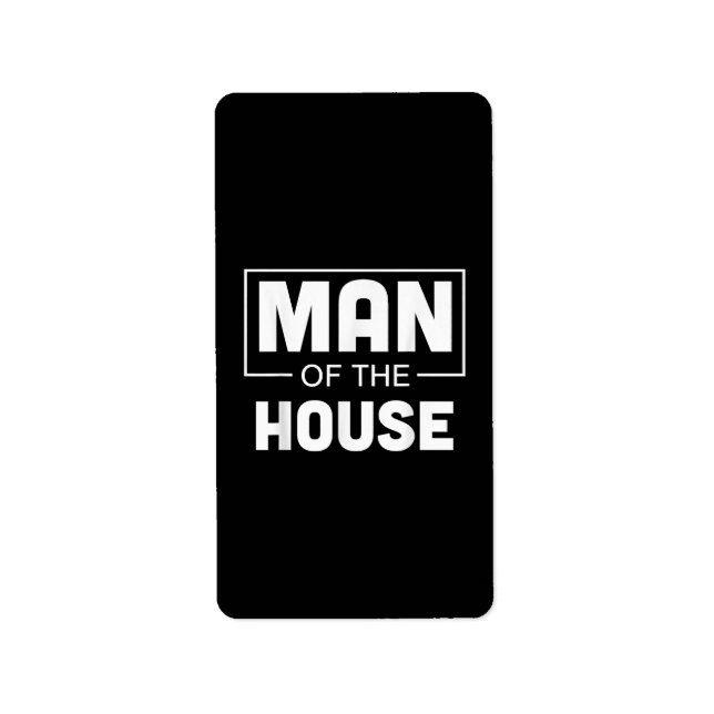 Étiquette Homme De La Maison (Devant)