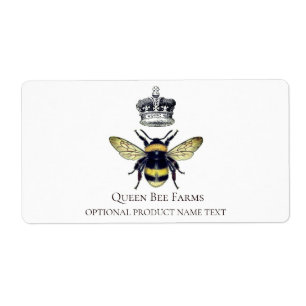 Étiquette Honey Bee Honey Products Apiary