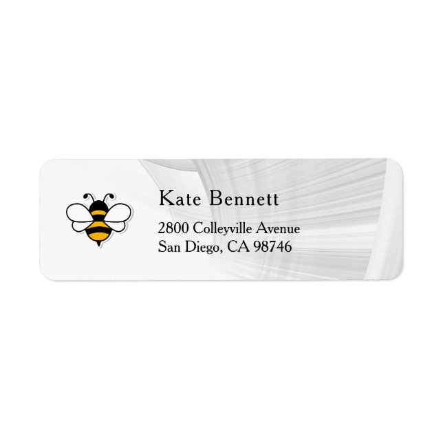 Étiquette Honey Business  Return Address Label (Devant)