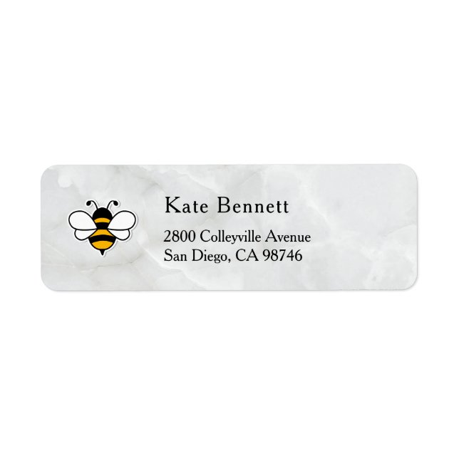 Étiquette Honey Business  Return Address Label (Devant)