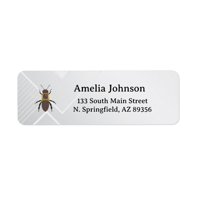 Étiquette Honey Business  Return Address Label (Devant)